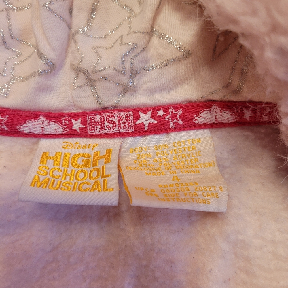 Disney High School Musical Jacket Pink 4 Girls - Picture 6 of 7